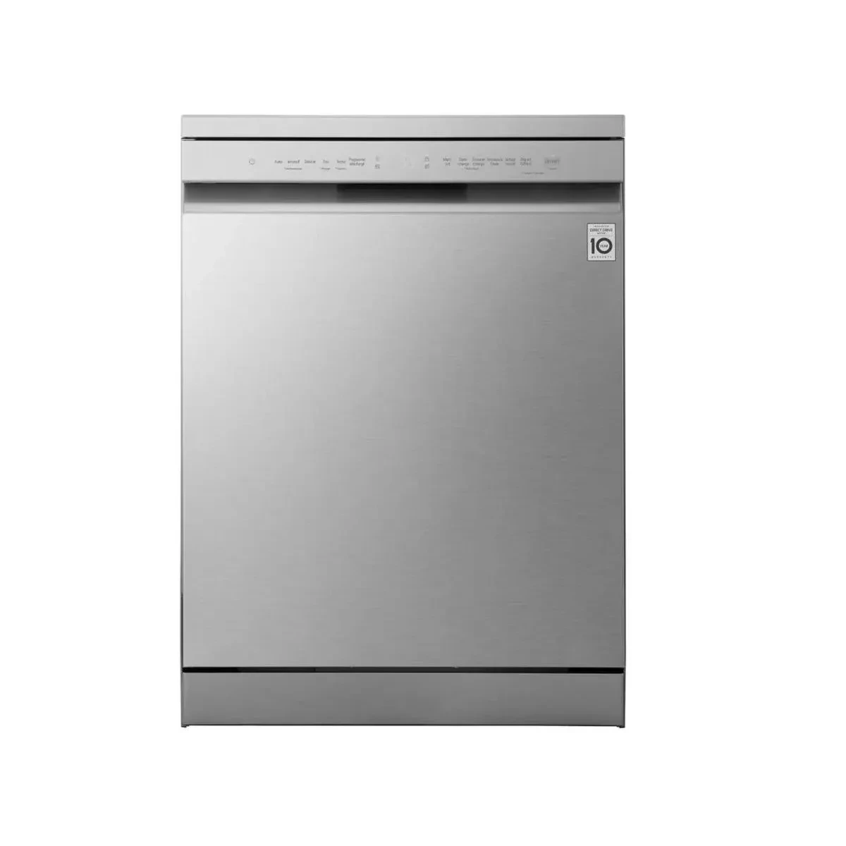 LG 14 Place QuadWash™ Dishwasher, Platinum Silver, Turbo Cycle, Easy Rack Plus