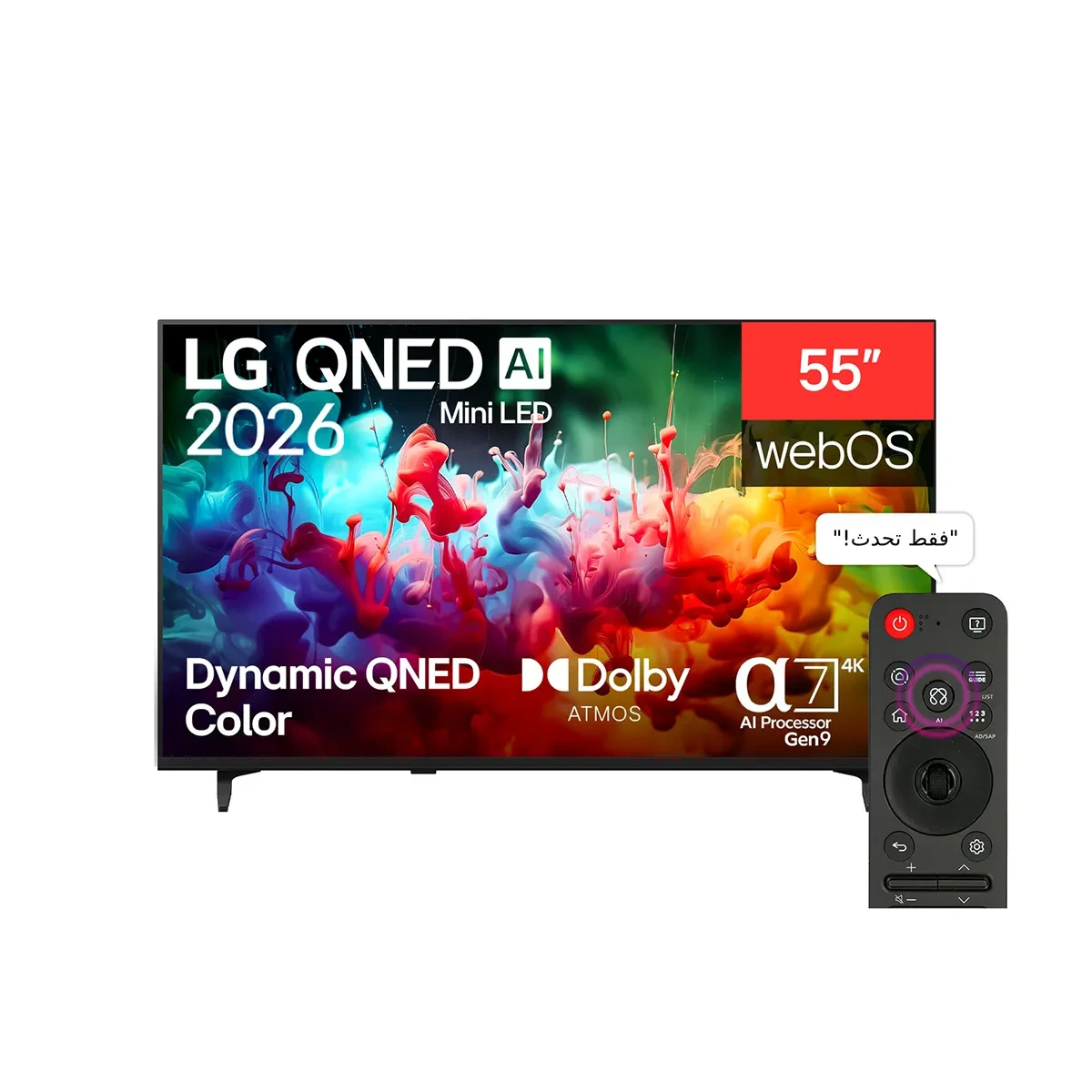 LG 55 inch LG QNED AI QNED70 Mini LED 4K Smart TV 2026