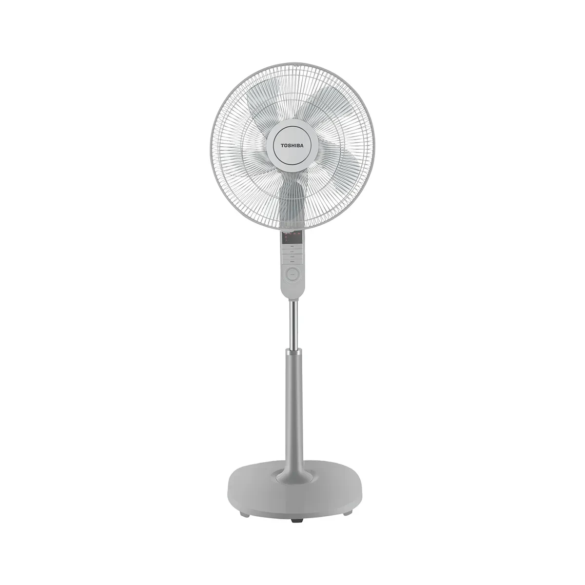 TOSHIBA Stand Fan 16 Inch, White Color, Remote Control, AC Motor, 16 Inch, 60Watt