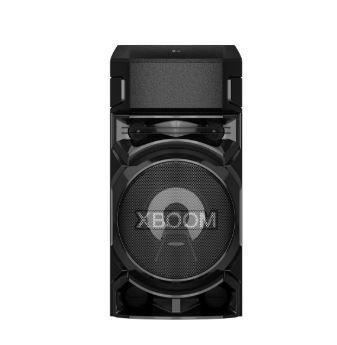 LG XBOOM 360 XO3QBK, Enceinte Bluetooth Design, Son omnidirectionnel 360°, Jusqu'à 24h d'autonomie, IP54, Lumières d'ambiance - LG XO3QBK