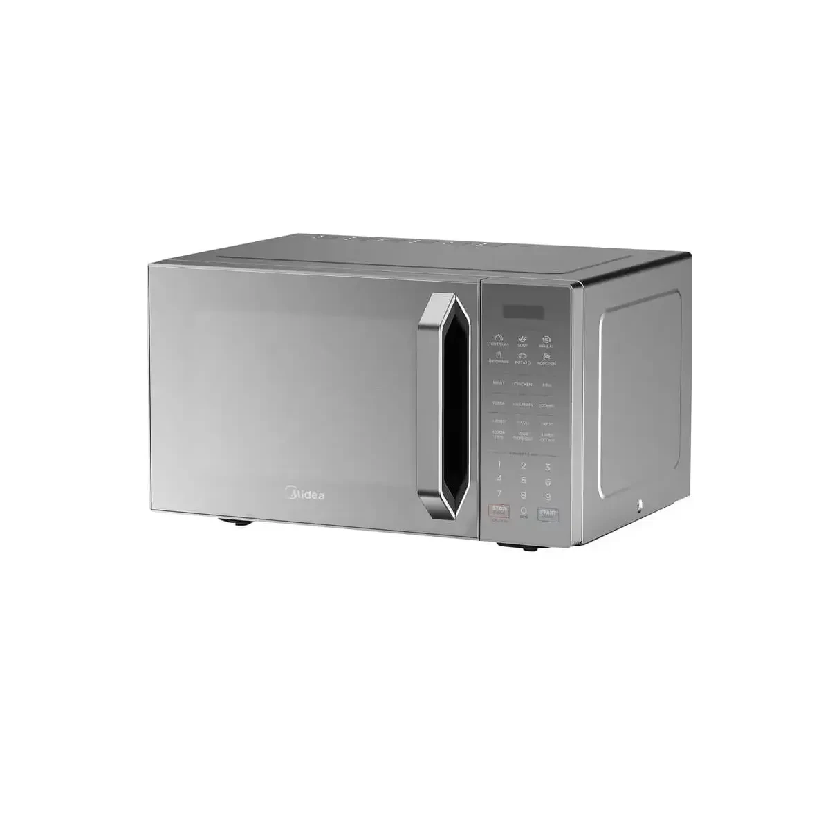 Midea Microwave Oven Solo, ECO Mode, Digital Touch Control, Child-Safety-Lock,11 Pre-Programmed 28L Silver