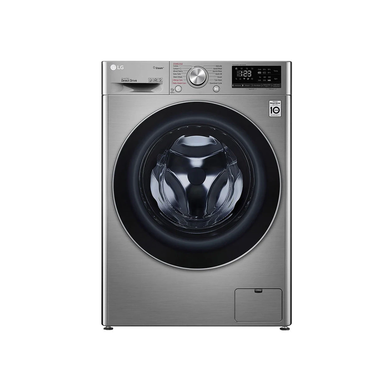 LG - Washing Machine 8 Kg/ 5 Kg Dryer​, with AI DD technology Silver