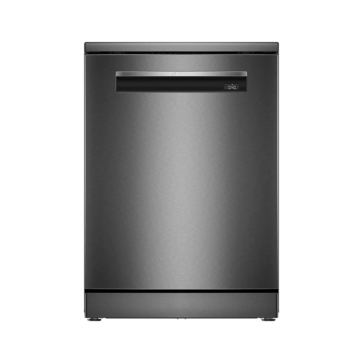Bosch Series 6 Free-standing Dishwasher 60 cm, 14 Place Settings, 6 Programs, EcoSilence Drive Motor - Brushed Black Steel Anti-fingerprint