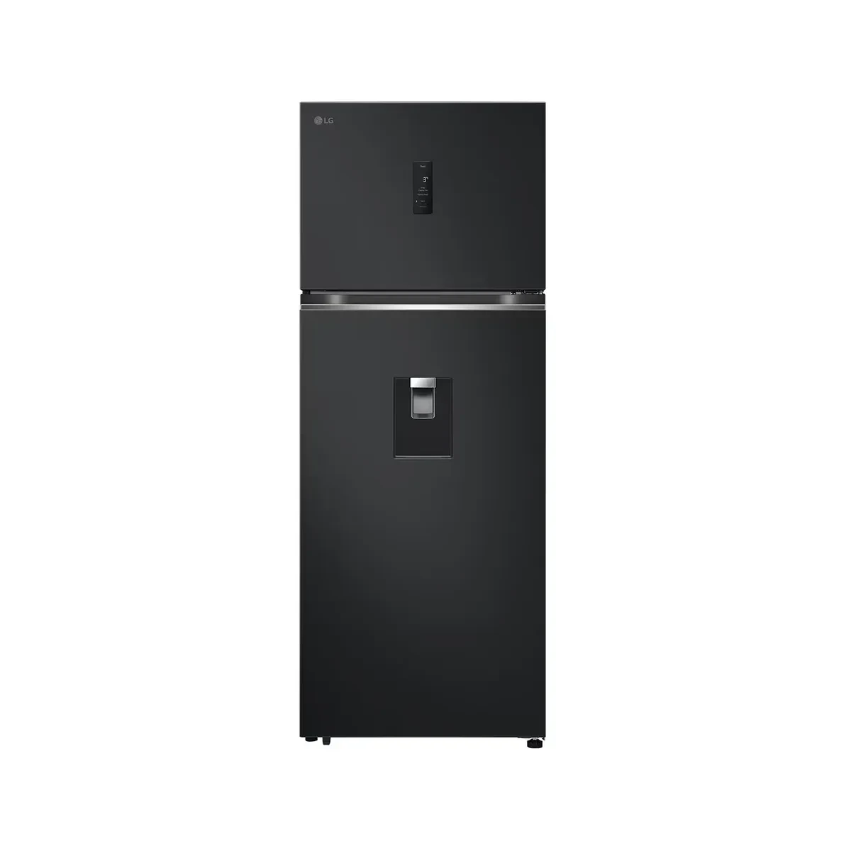 LG-450L- Inverter, Door Cooling ,Fast Freezing LED Lighting ,Tempered glass shelves, Smart Diagnosis ,External Micom, Water dispenser, Hygiene care, Essence Matte Black (GN-F592PQBQ) 