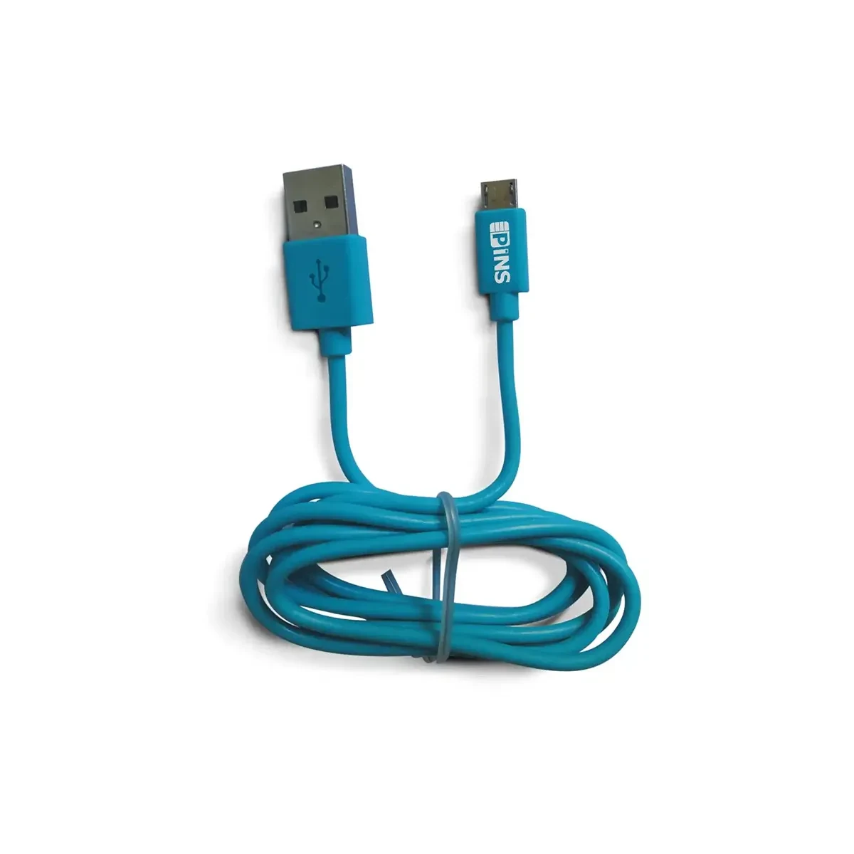 Pins Micro USB Cable Blue 1M