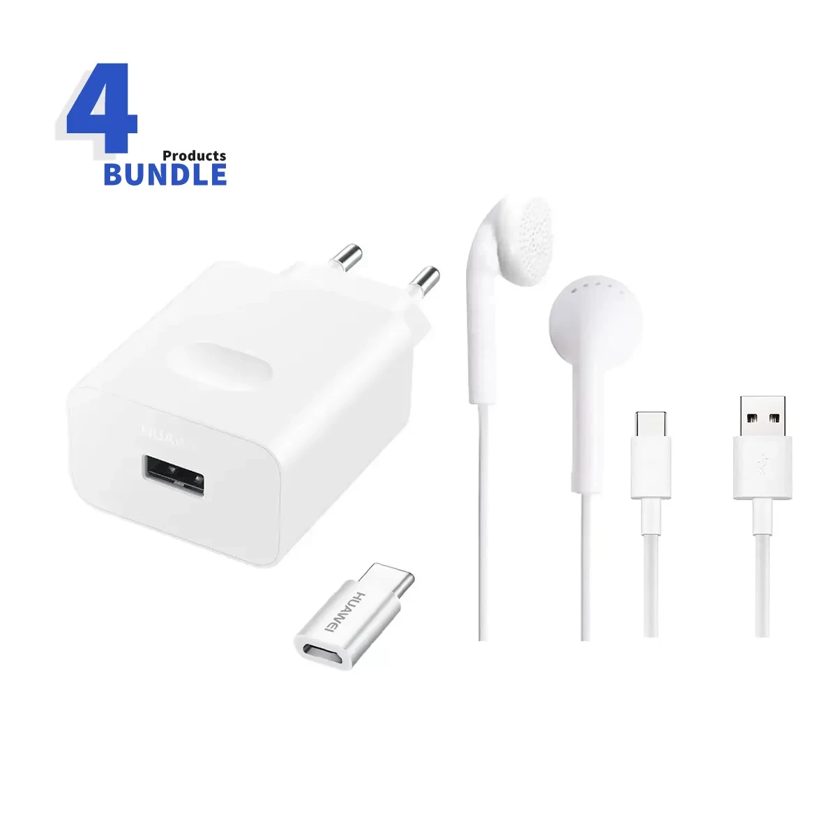 Huawei-Earphone & Huawei -Adapter 40W & Signal Cable-Type-C & Huawei USB Type-C Adapte