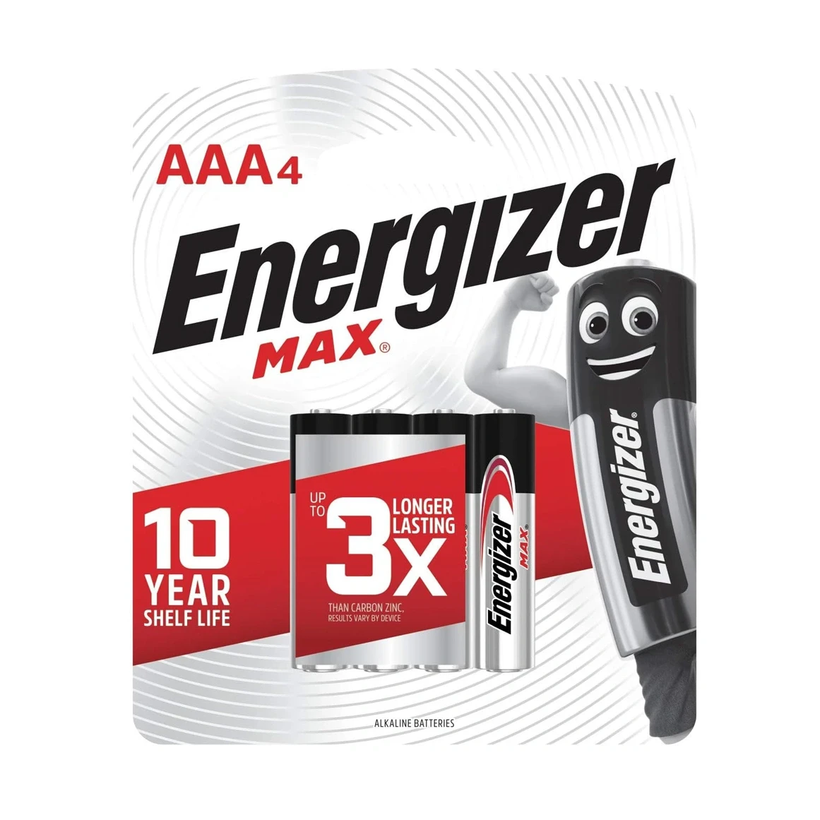 Energizer 4 AAA Max Blister Card - 4 حجر ريموت