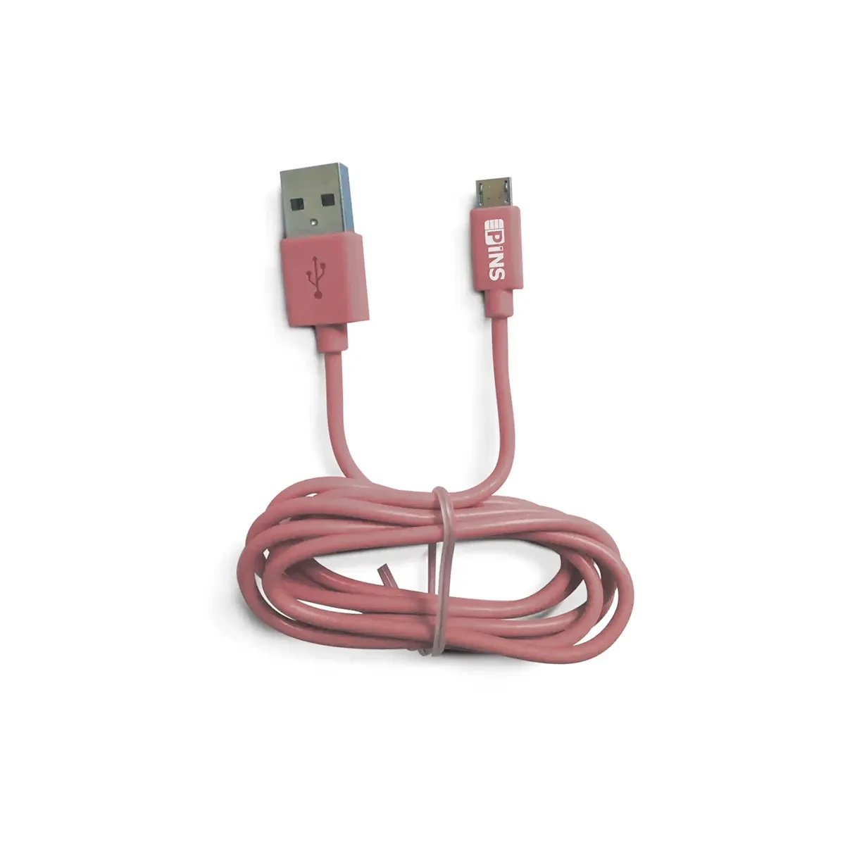 Pins Micro USB Cable Pink 1M