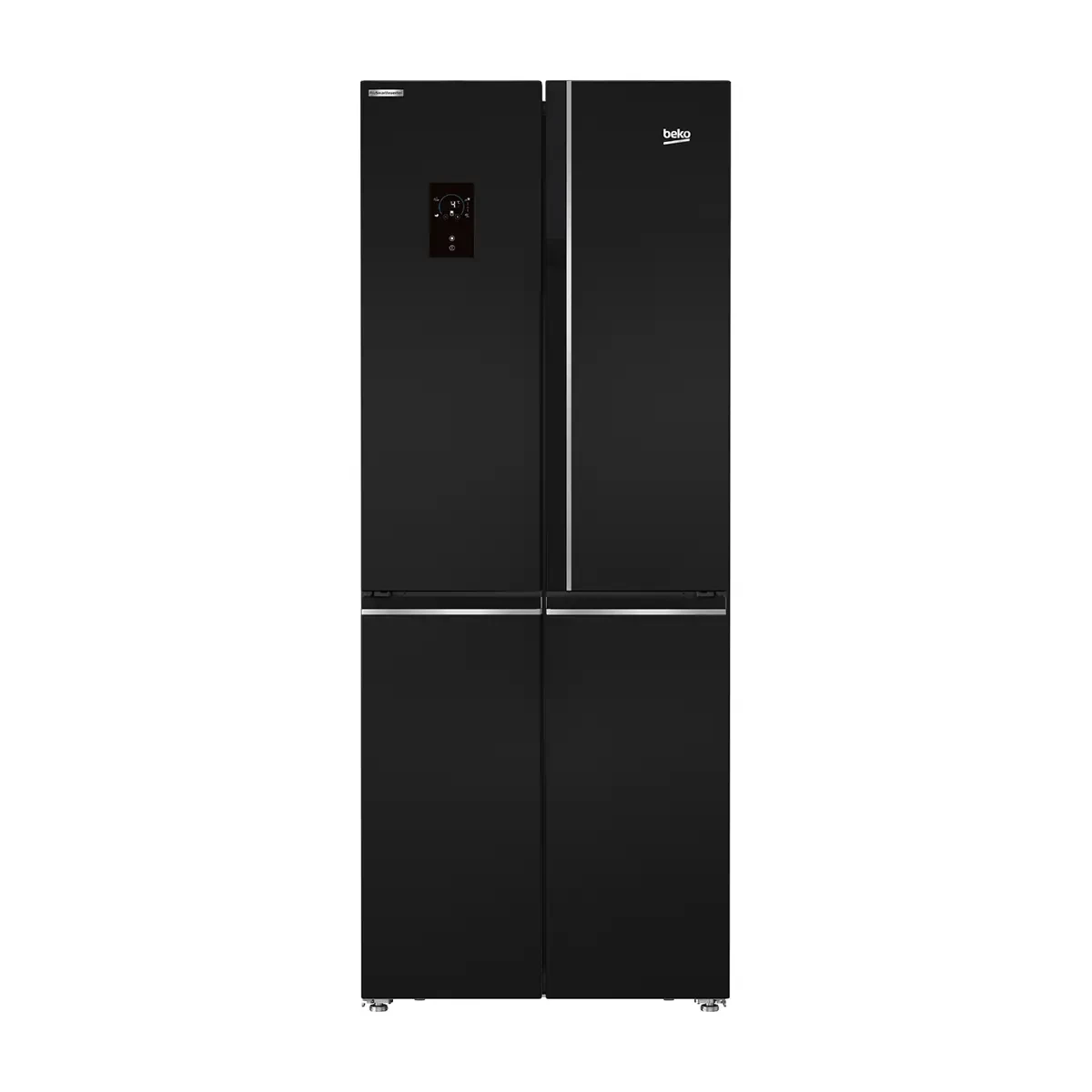 Beko  4 Door 480 lt -net 450lt- Black - Nofrost -Digital touch- Harvest fresh