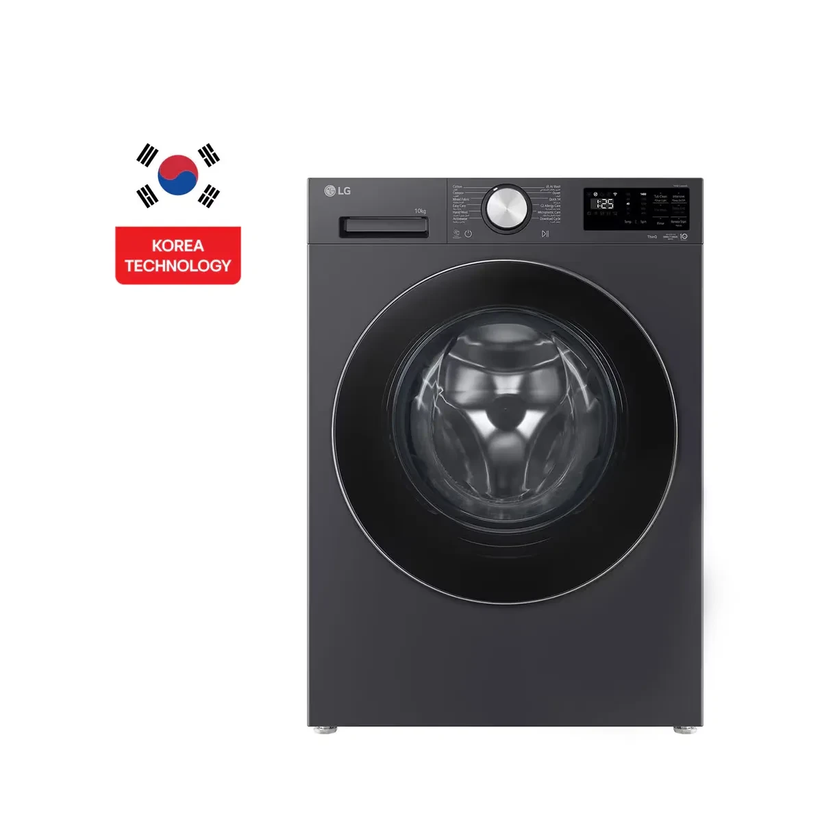 LG 10kg Front Loading Washing Machine/AI DD/WIFI - E- Graphite