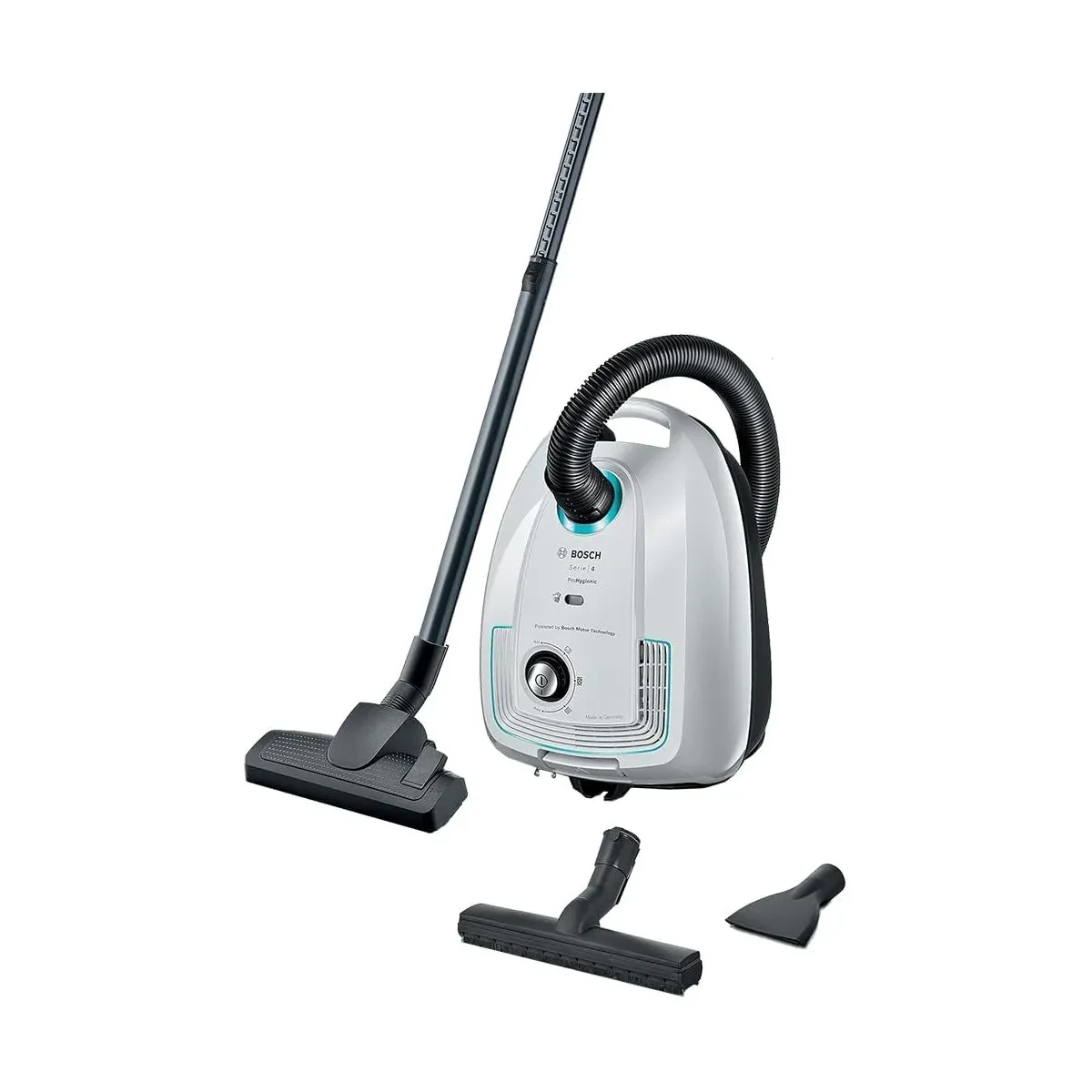 Bosch Series 4 Pro Hygienic Vacuum Cleaner, 2200W, White