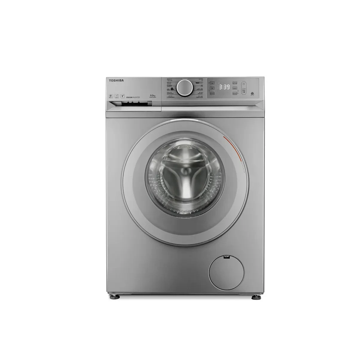 TOSHIBA Washing Machine FL 9 KG Silver- 6221284000423