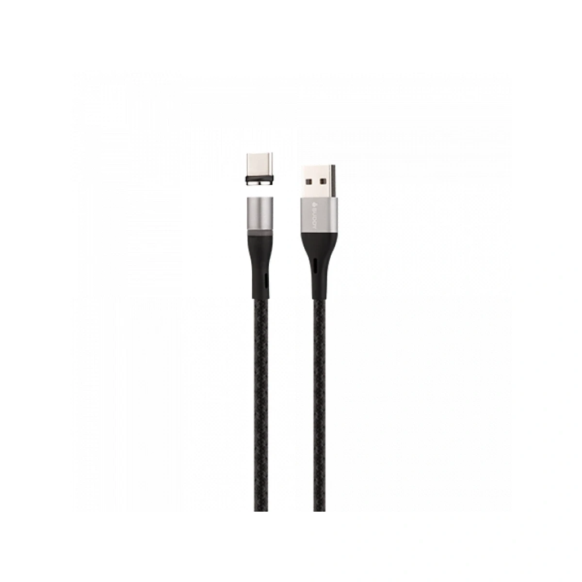 BUDDY BU-M90 USB A Magnetic USB cable Type-C 2A 1M black
