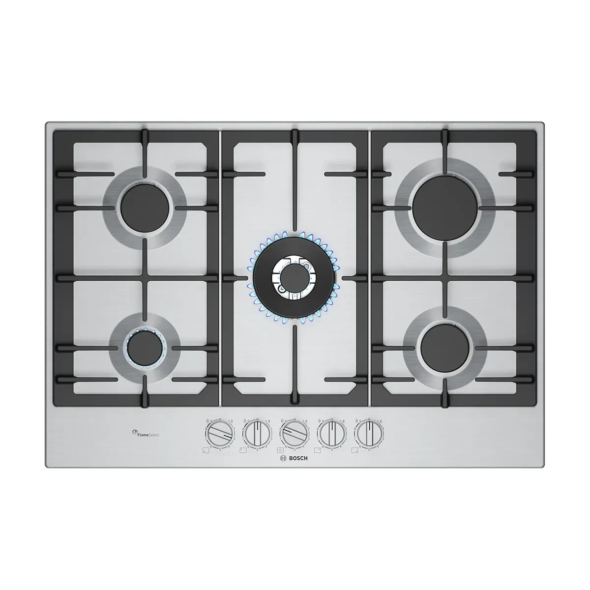 Bosch Built-in Gas Hob Serie 6 75cm Stainless Steel
