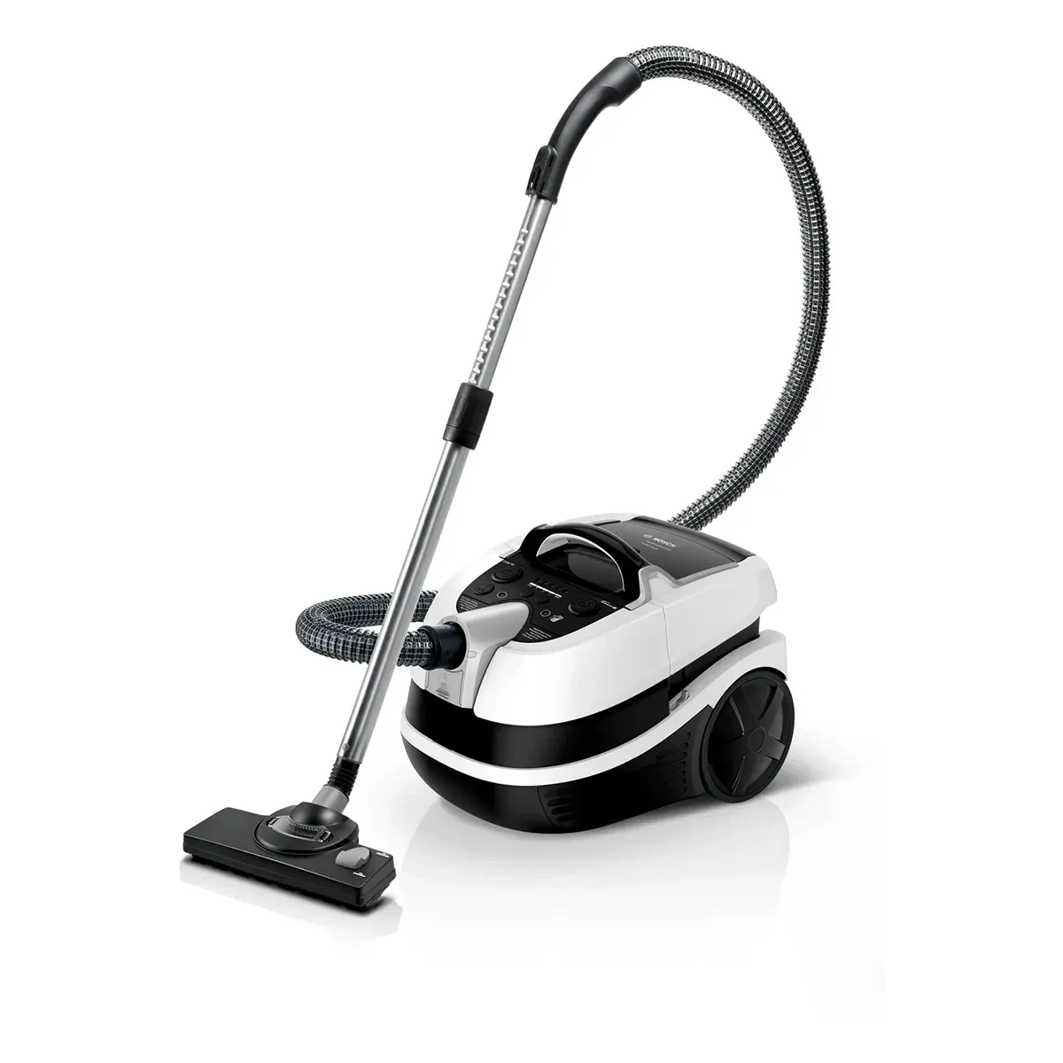 Bosch Series 4 Bagless Wet & Dry Vacuum Cleaner, 2100W, White