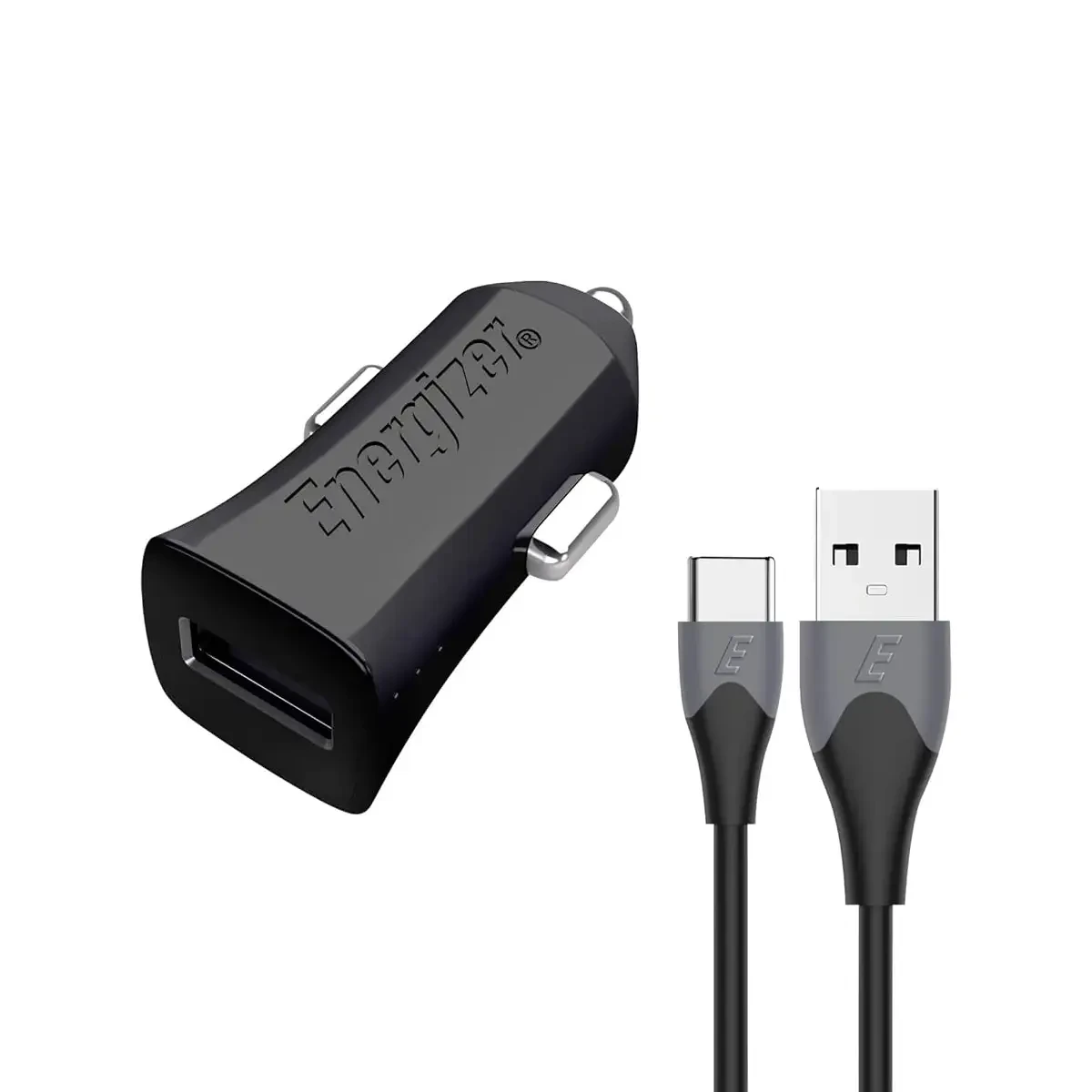 ENERGIZER CAR CHARGER QC3 18W +Type C Cable BLACK