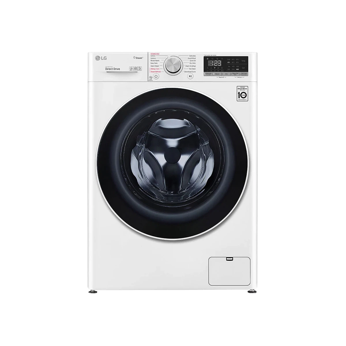 LG - Washing Machine 8 Kg Vivace Washing Machine, with AI DD technology White