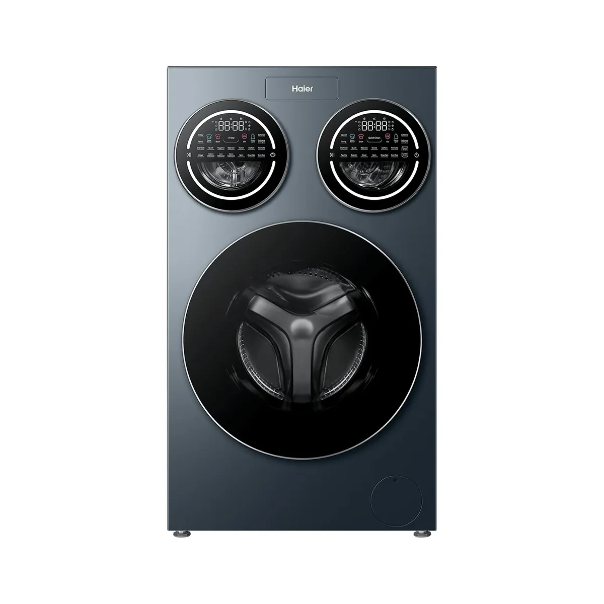 Haier Washing Machine Multiwash 13 Kg 1400 RPM Inverter Smart Dark Silver