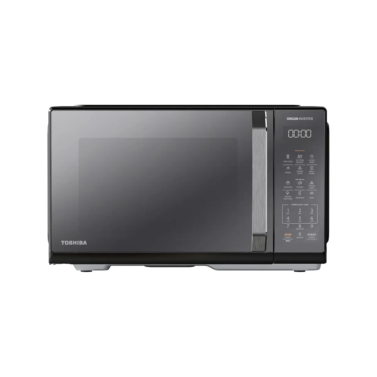 TOSHIBA Microwave Oven 25L with Grill INVERTER Technology Black Mirror Door GTIN 6221284001574