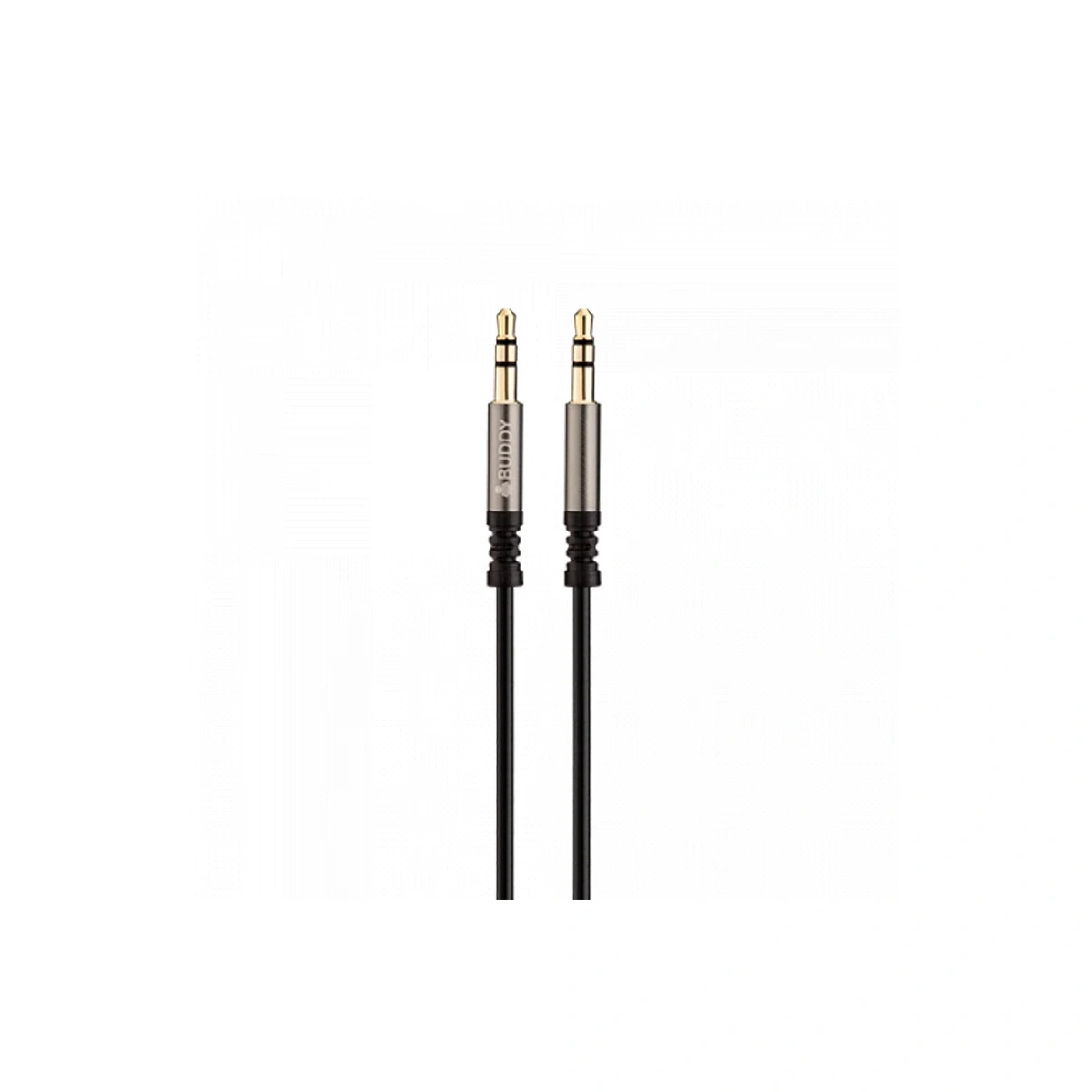 BUDDY BU-AU55 AUX Audio Cable 3.5Mm Plug 1M Black