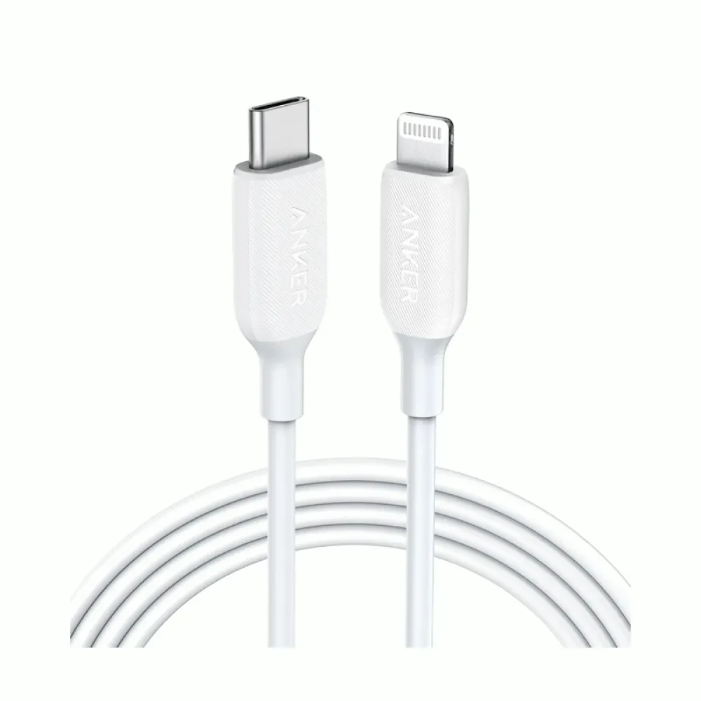 Anker PowerLineIII USB-C to Lightning 2 Cable 6ft B2B, White