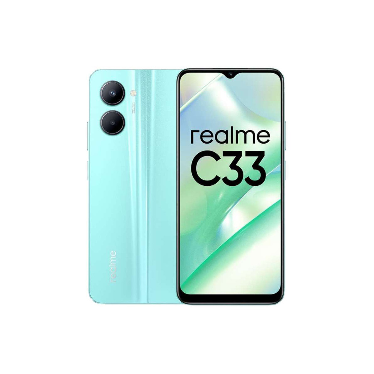 Realme C33- 64+4GB Aqua Blue