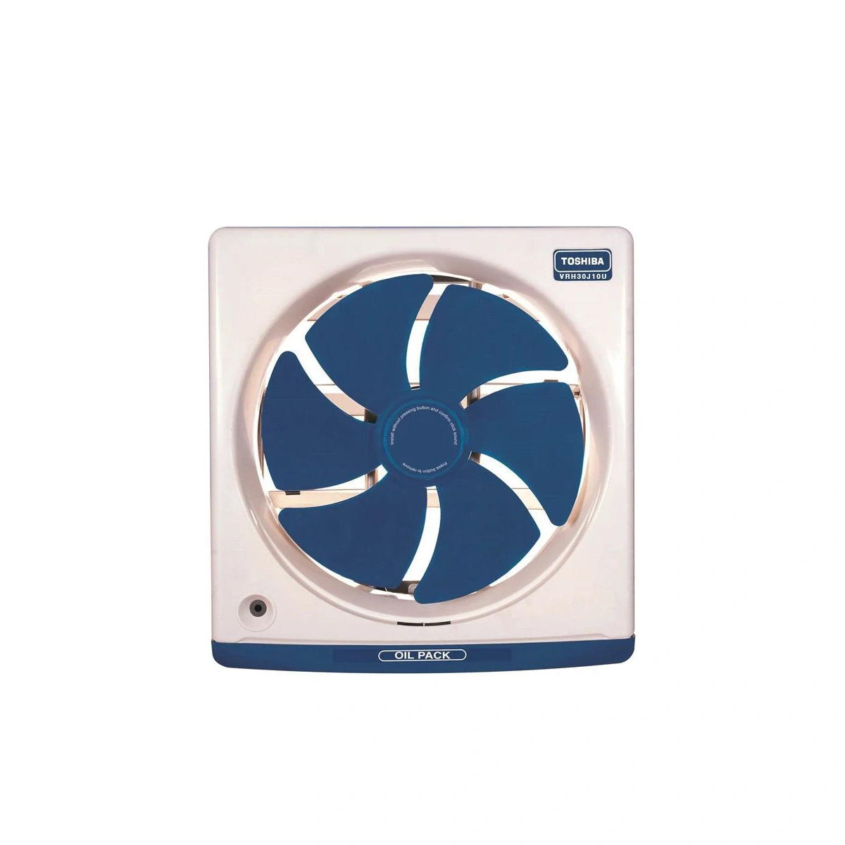 TOSHIBA Kitchen Ventilating Fan 30 cm, Oil Drawer, Blue VRH30J10U