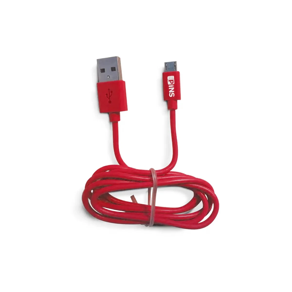 Pins Micro USB Cable Red 1M
