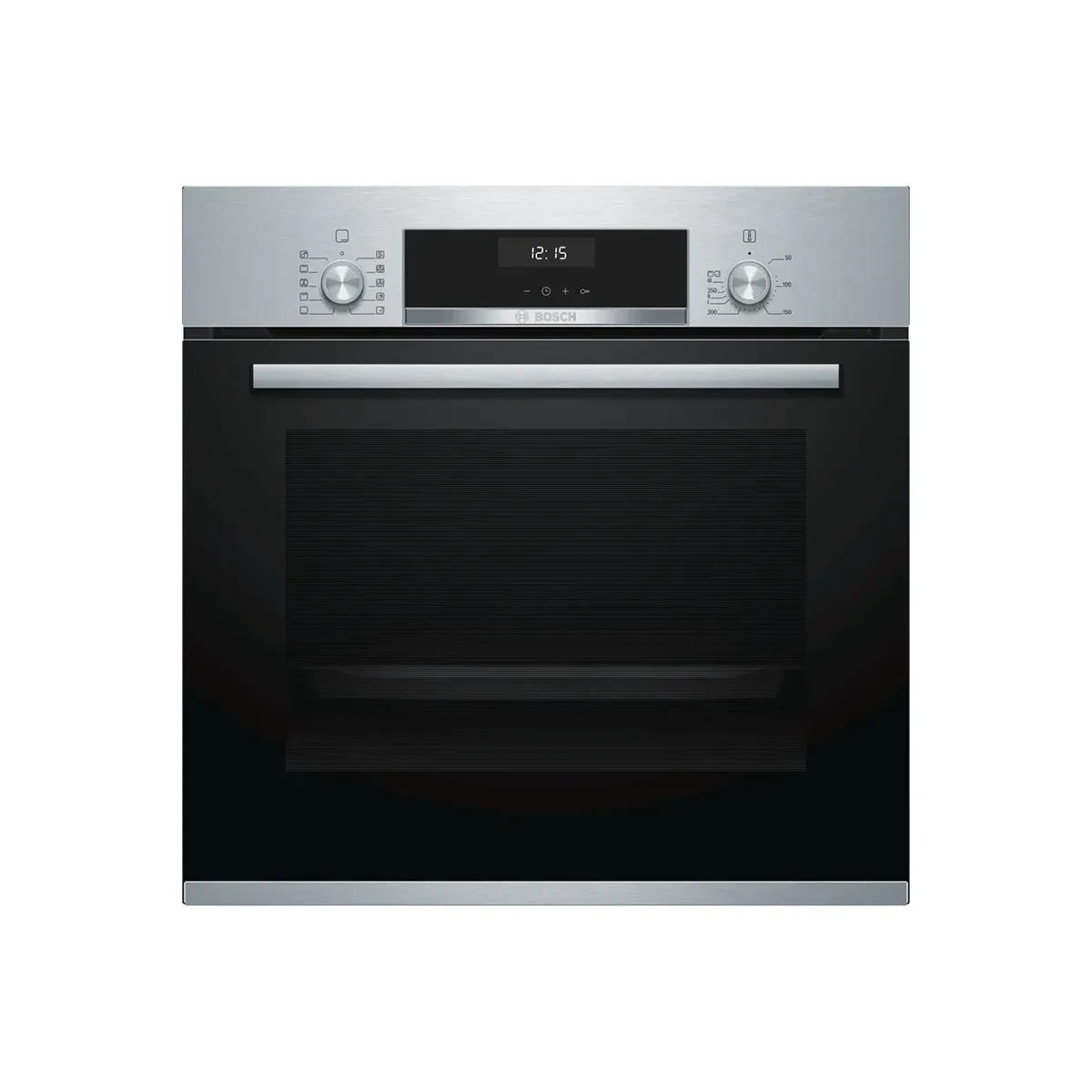 Bosch Series 6 Built-in Electric Oven with Grill, 60 cm, 66 L, Stainless Steel and Black