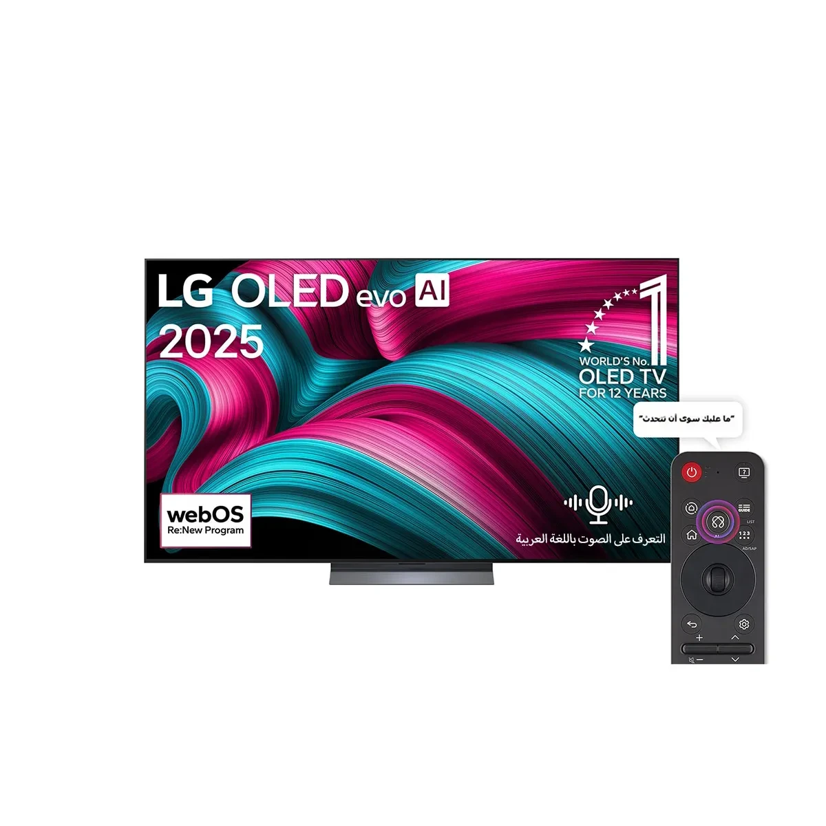 LG OLED evo 83 inch AI C5 4K 144Hz Smart TV AI Magic remote webOS25 2025