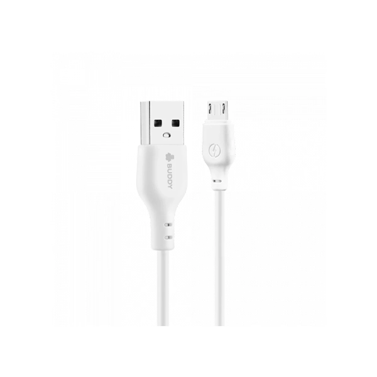 BUDDY BU-C200 USB A to Micro USB Cable 2.1A 2M  White
