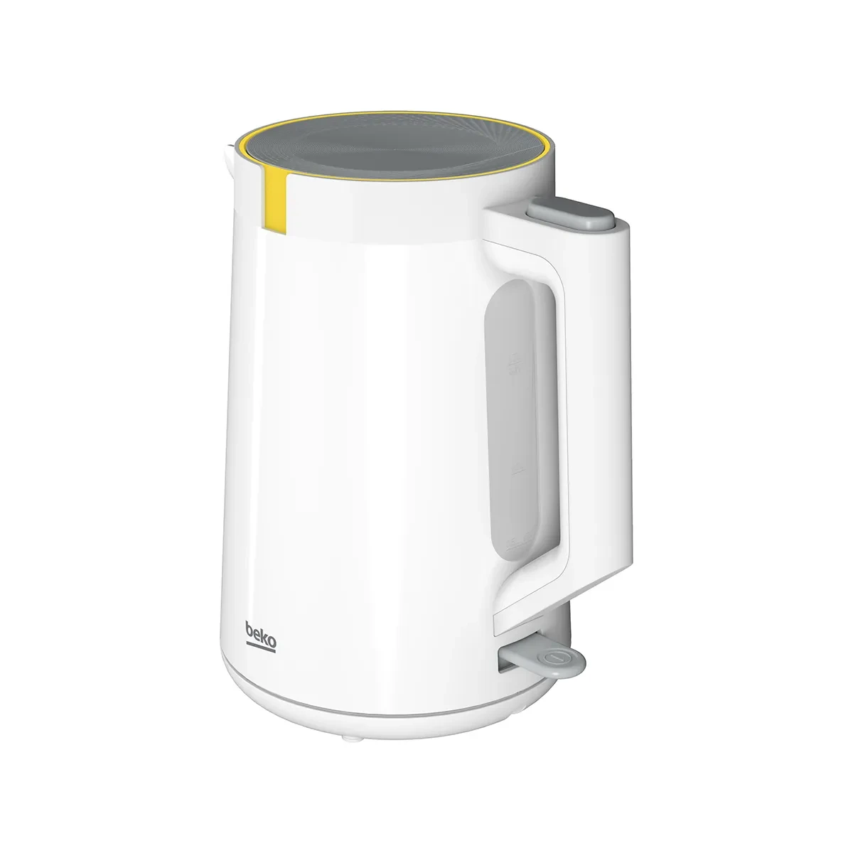 Beko Kettle - White - 2200 Watt - 1,7L - Dry boil protection - Lime scale filter - Concealed heating element