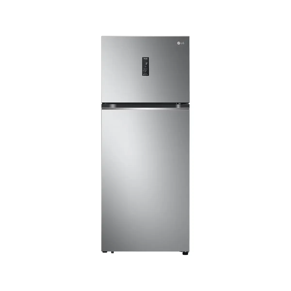 LG-450L- Inverter, Door Cooling ,Fast Freezing LED Lighting ,Tempered glass shelves, Smart Diagnosis ,External Micom,Hygiene care, Prime Silver (PY) (GN-B592PFBQ)