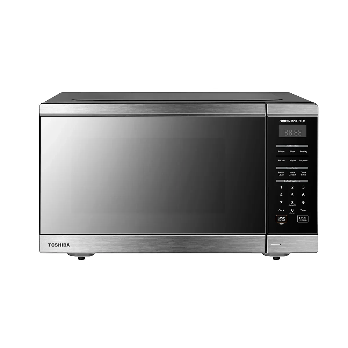 TOSHIBA Microwave Oven 45L, INVERTER Technology Silver Mirror Design GTIN 6221284001550