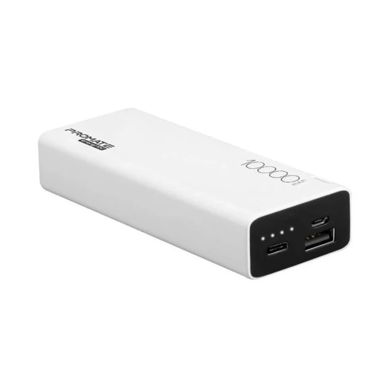 PROMATE ENERGI-10C Power Bank 10000mAh White