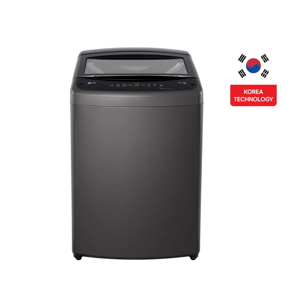 LG 17kg Smart Inverter Top Load Washing Machine M/Black