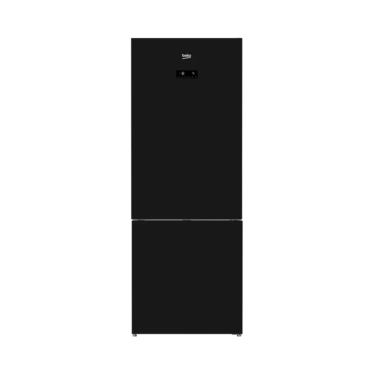 Beko 2 Door - 560 lt -net 501lt- Glass Black- Nofrost -Digital touch-(Combi)