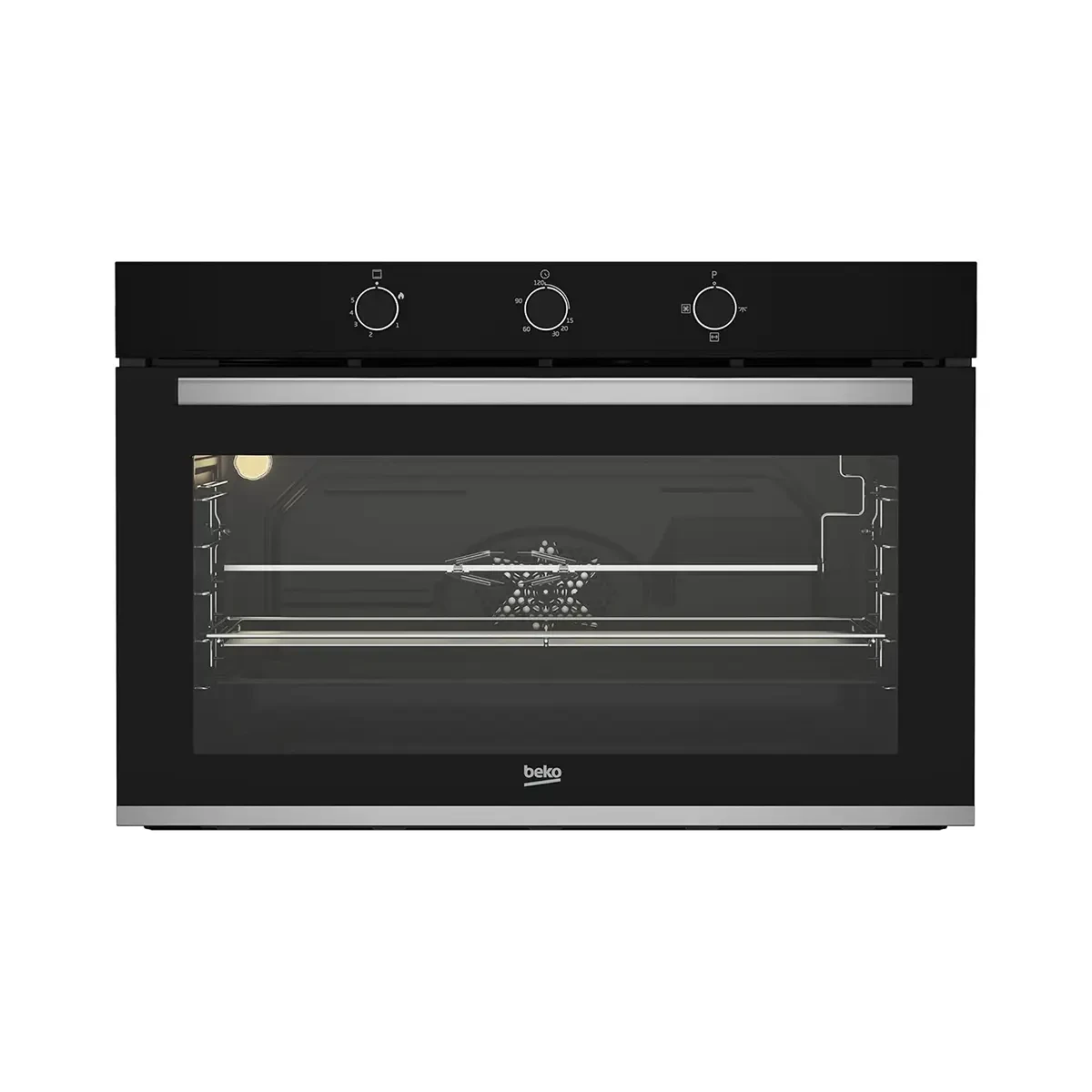 Beko Gas Built-in Ovens 90cm - Gas Safety- Cooling Fan - Cooking fan Integrated Electronic Ignition