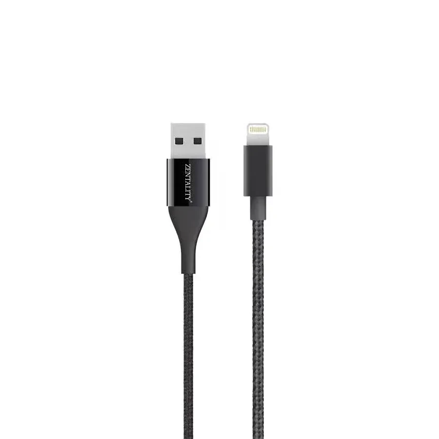 Zentality Lightning USB Cable  Black