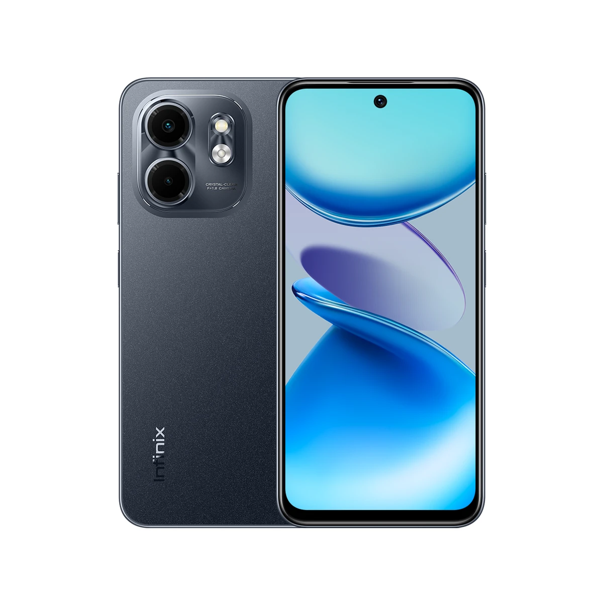 Infinix - X6532-Smart 9  128 -4+4 METALLIC BLACK