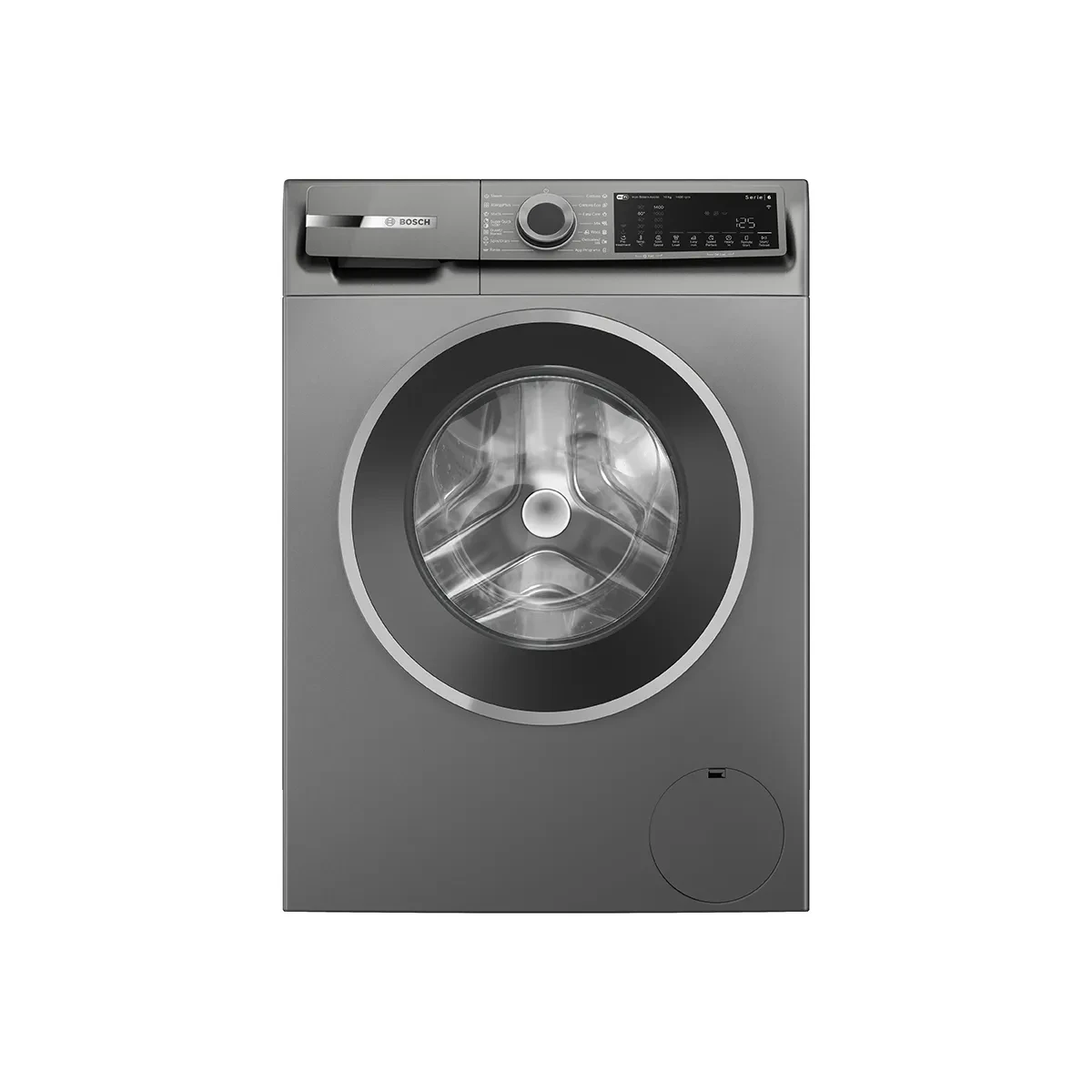 Bosch  washing machine,Series 6  frontloader fullsize 10 kg 1400 rpm, Cast iron grey