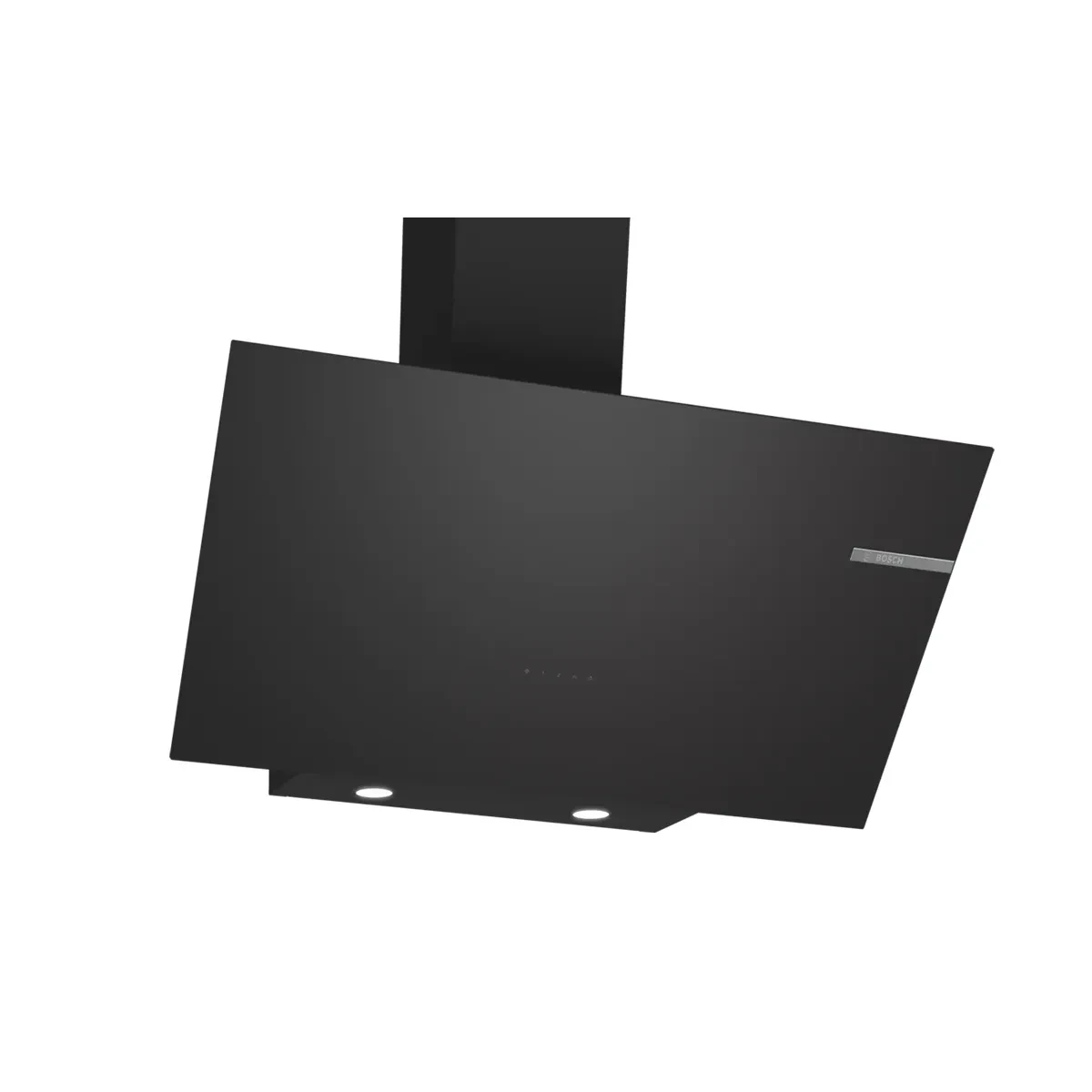 Bosch Series 4 wall-mounted cooker hood 90 cm clear glass black printed