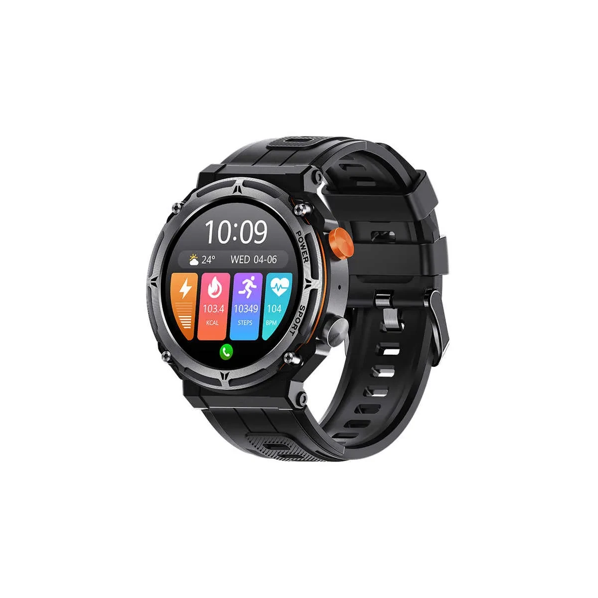 Buddy  Smart warch, Crown  J2-Black