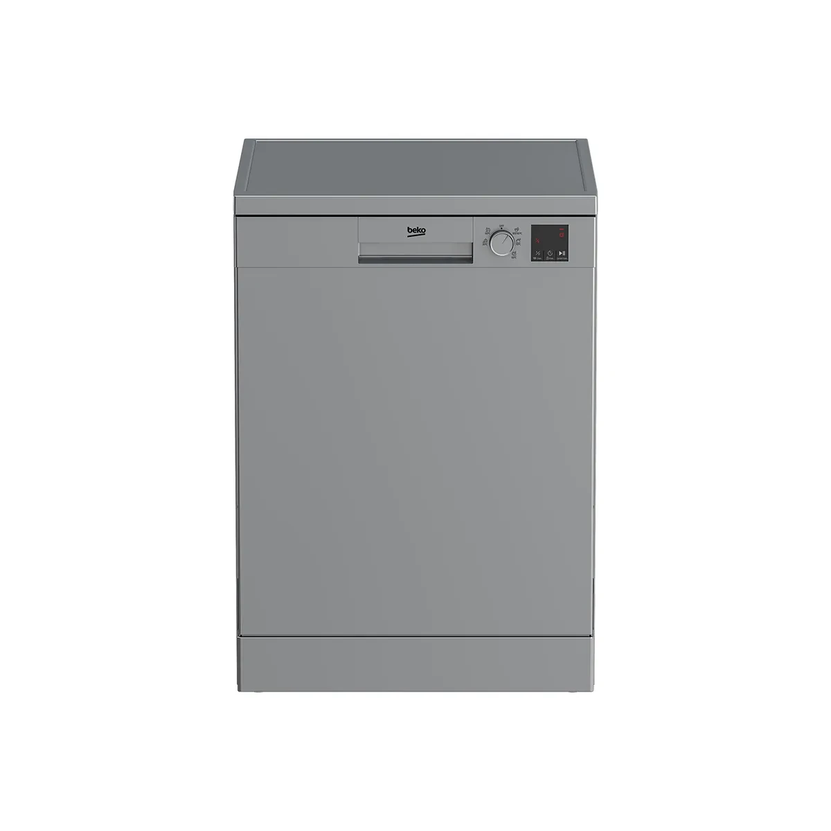 Beko Dishwasher 60cm – 13-Setts - 5 Programs- LED Display - Half load - Silver - Sep 2024 VENTI SERIES